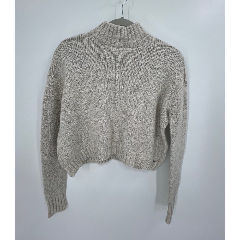 American Eagle Outfitters Cropped Cotton Wool Blend Sweater Women's Size XS